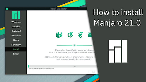 How to install Manjaro 21.0