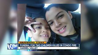 Funeral for two children killed in Rancho Bernardo condo fire