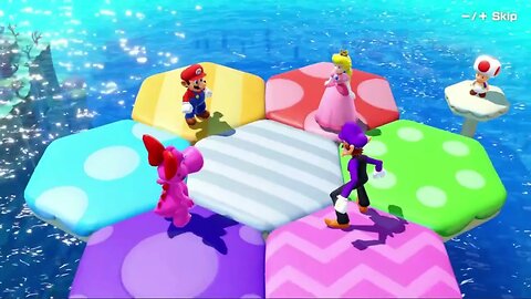 Mario Party Superstars - Free For All Minigames - Mario vs Peach vs Birdo vs Waluigi #34