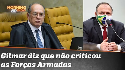 Gilmar Mendes dá explicação sobre fala que deixou militares indignados. Paulo Mathias questiona