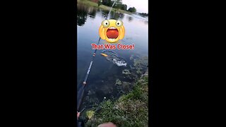 Has This Happened You? Close One, Missed Me... 😇 Whew! #bassfishing #bass #fishing