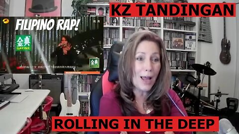 {FILIPINO RAP?} KZ TANDINGAN: ROLLING IN THE DEEP (ADELE COVER!) KZ Tandingan Reaction