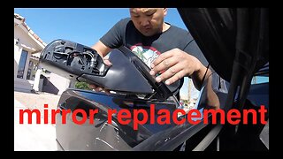 QUICK EASY replacement Passenger-side rear view MIRROR √ Mazda 3 Fix it Angel