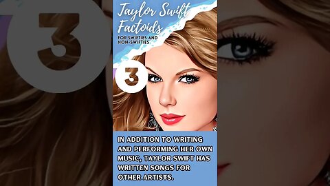 5 Taylor Swift Factoids for #swifties You May Not Know #facts #youtubeshorts