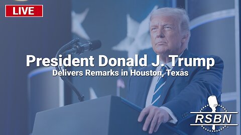 President Donald J. Trump delivers remarks in Houston, Texas - 11/2/23