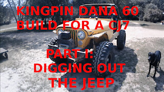 Kingpin Dana 60 build for a CJ7, Part 1 - digging out the Jeep