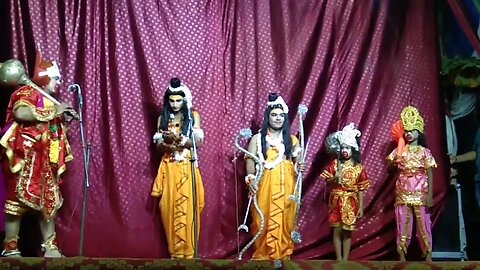 Ravana and Sita. Hanuman Ravana Dialogue | burning of lanka( Ramleela 02-Oct-2022 KuK 2022 Part 1.7)