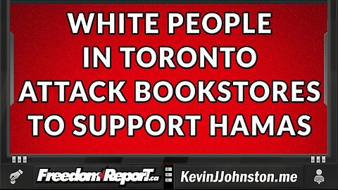 Toronto White People Are Shouting At Indigo Book Store Employees To End Battle In Palestine- WTF??