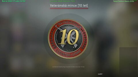 CS:GO 10 Years Veteran coin