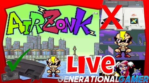 Air Zonk for TurboGrafx 16 (Live Gameplay)