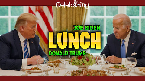 Trump and Biden sing Lunch by Billie Eilish