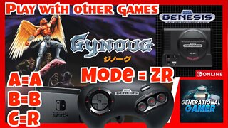 Gynoug and Nintendo Switch Online Genesis Controller #Shorts