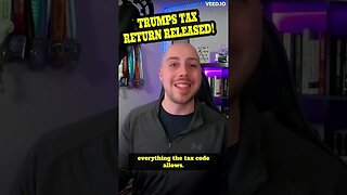 So They Released Trumps Tax Return