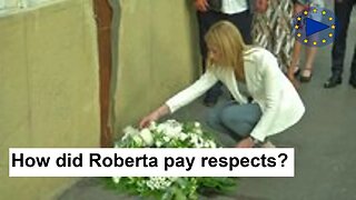 Roberta Metsola Visits Ján Kuciak Memorial in Slovakia | Official Visit