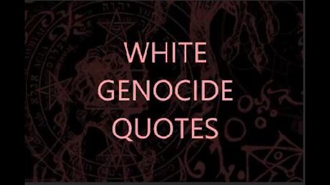 White Genocide Documentary