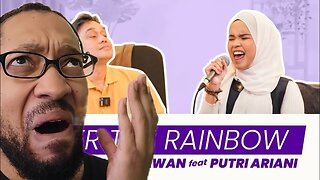 PUTRI ARIANI FT DWIKI DARMAWAN - OVER THE RAINBOW (COVER)[REACTION]