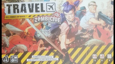 Travel Zombicide 2nd Edition Board Game (2020, CMON / Guillotine Games) -- What's Inside
