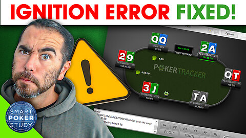 How to Recover Ignition Poker Hand History Errors with PokerTracker 4