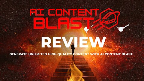 Generate Unlimited High Quality Content With AI Content Blast "Demo Video"