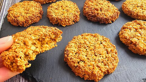 The Best Healthy Oatmeal Cookies! A quick dessert without sugar and without butter!
