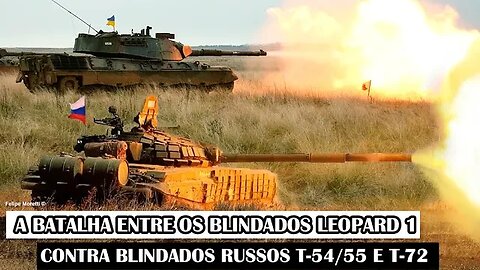 A Batalha Entre Os Blindados Leopard 1 Contra Blindados Russos T-54/55 E T-72