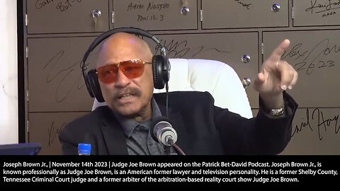 Judge Joe Brown re: Barry Sotero