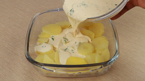 Potato au gratin recipe! super simple and easy
