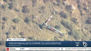 3 killed in firefighting helicopter crash in Riverside County identified