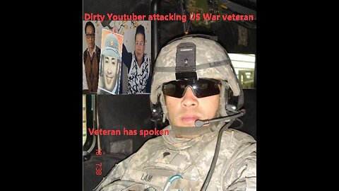 Dirty Youtuber attacking US War Veteran during Memorial Day Month and Mental Health Awareness Month