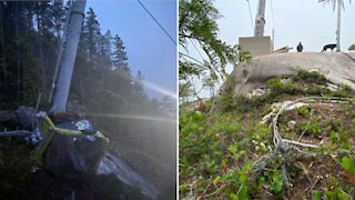 The Sea To Sky Gondola Crashed Down Last Night After Someone Cut The Cable Again