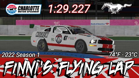 Charlotte Roval - Mustang FR500S - 1:29.227 - PCC - 22s1 week 10