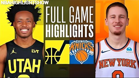 Utah Jazz vs New York Knicks Full Game Highlights | Jan 30 | 2024 NBA Season