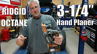 RIDGID 18-Volt OCTANE 3-1/4" Hand Planer Review R8481B