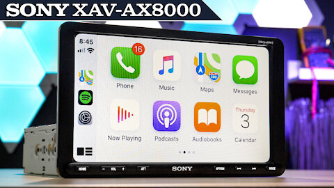 Sony XAV-AX8000 - 8.95" Single DIN with Apple Carplay and Android Auto