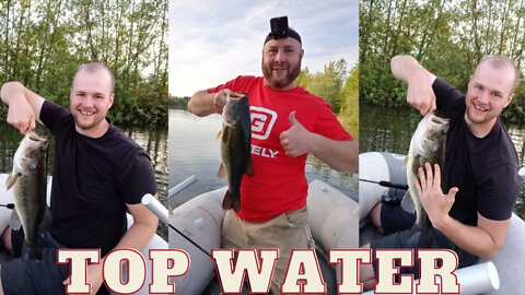 INSANE PNW top water largemouth bass pt 2 of 3