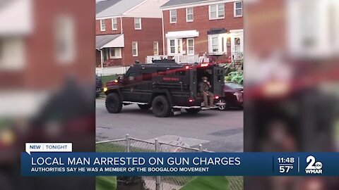 Local man arrested on gun charges