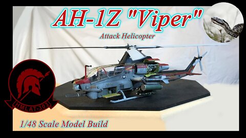 Building the Kitty Hawk 1/48 Scale AH-1Z “Viper” Attack Helicopter