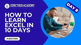 How to Learn Excel in 10 Days Series: Day 8 - Advanced Editing Techniques in Excel