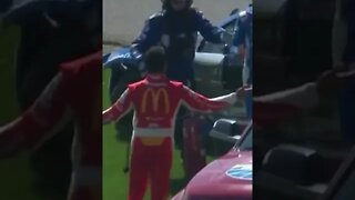 NASCAR FIGHT: Bubba Wallace Shoves Kyle Larson