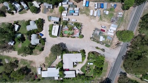 Shady Gully Caravan Park & Cabins Mallacoota 1 Feb 2022 by drone