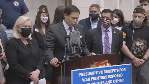 Sen. Rubio Delivers Remarks at Press Conference on Landmark Burn Pits Legislation to Help Veterans