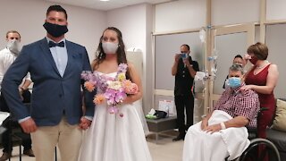 Wedding at a hospital