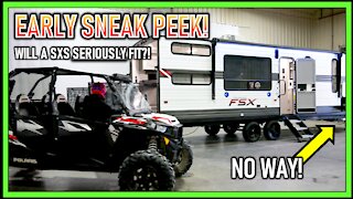 [SNEAK PEEK] YOU'RE NOT SUPPOSED TO SEE THIS YET! Wildwood New Toy Hauler!!