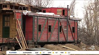Louisville family working to restore 105-year-old train caboose