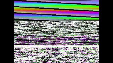 Rainbow Glitch Above - VHS EFFECT Royalty Free Stock Footage - VidTii FSF