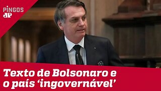 Bolsonaro e o 'Brasil ingovernável fora dos conchavos'