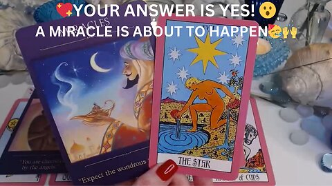 💖YOUR ANSWER IS YES! 😮A MIRACLE IS ABOUT TO HAPPEN🥳🙌✨COLLECTIVE LOVE TAROT READING 💓✨