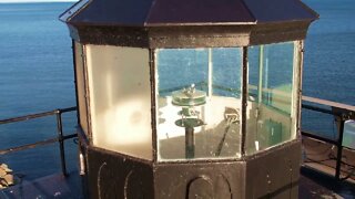 The Water Towers and Break Walls in Manistique, Michigan