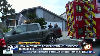 DEA investigates possible fentanyl overdose