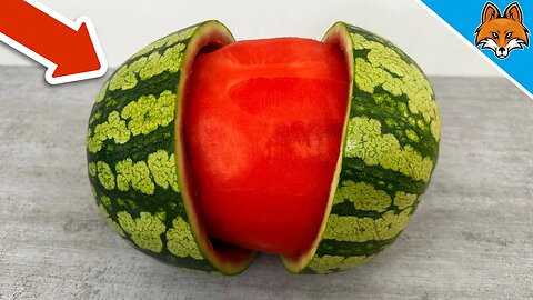 The Secret Method to skin a Watermelon💥(EVERYONE will be AMAZED)🤯